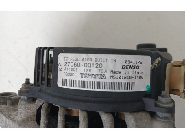 Генератор 27060-0Q120, 1KR   Peugeot 107      