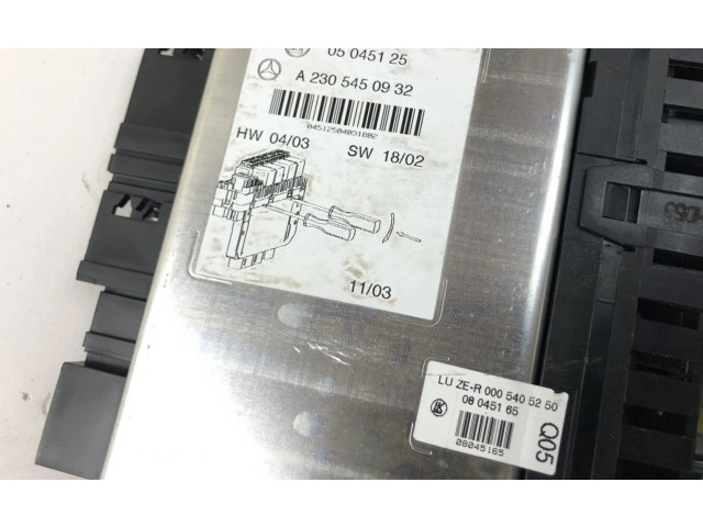 Блок предохранителей  10091518, A2305453932   Mercedes-Benz SL R230    