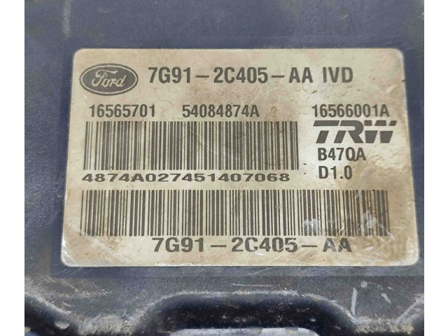 Блок АБС 7G912C405AA   Ford  S-MAX  2006 - 2015 года