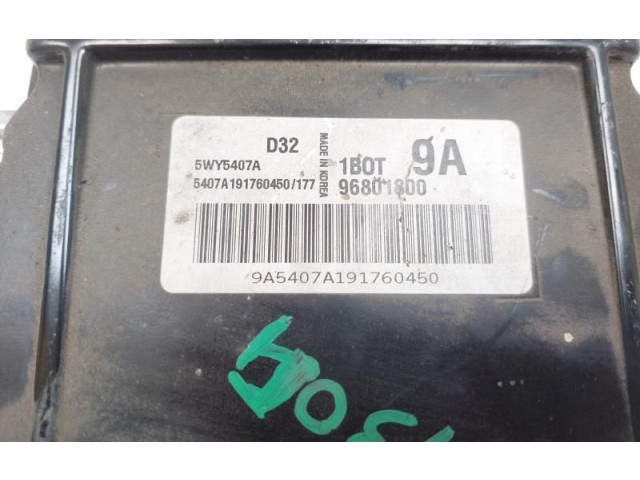 Блок управления двигателя 96801800, 96801800   Chevrolet Matiz