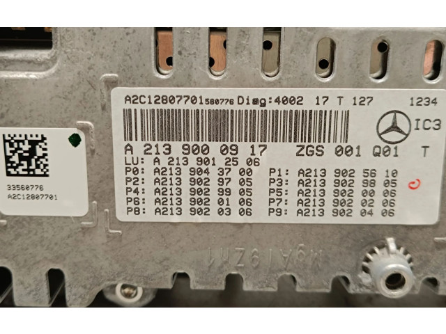 Спидометр (приборный щиток) A2139000917   Mercedes-Benz E W213