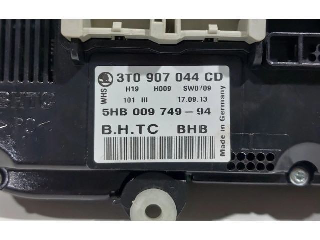 Блок управления климат-контролем 3T0907044CD, 3T0907044CD Skoda Yeti (5L)