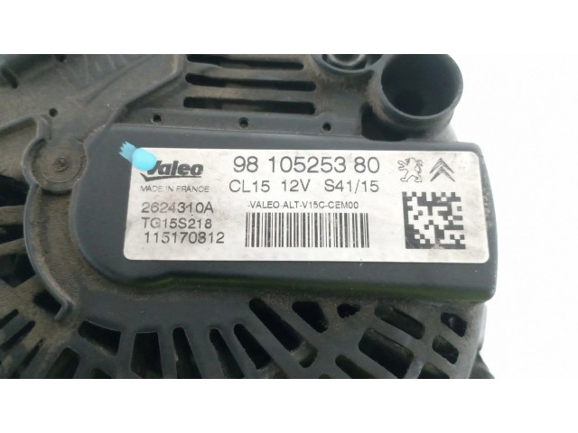 Генератор 9810525380   Citroen C-Elysée 1.6     