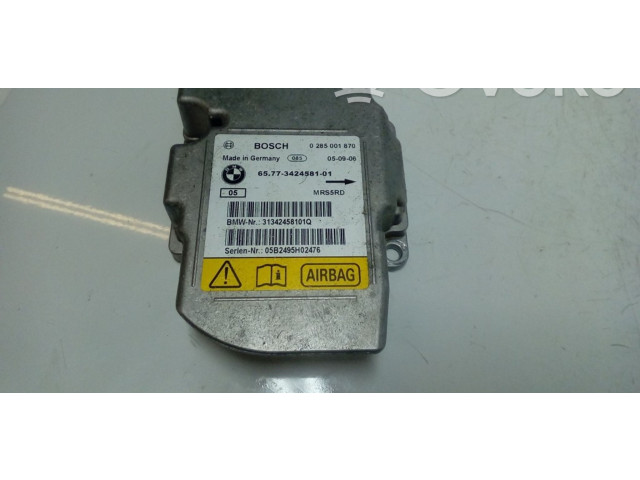 Блок подушек безопасности 0285001870, 6577342458101   BMW X3 E83