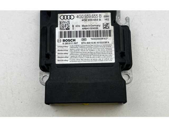 Блок подушек безопасности 4G0959655B, 0285011507 Audi A7 S7 4G