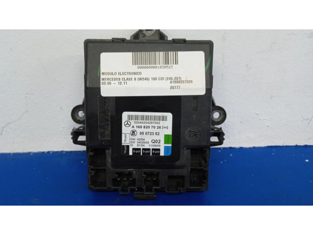 Řídící jednotka A1698207026, MODULOELECTRONICO Mercedes-Benz B W245