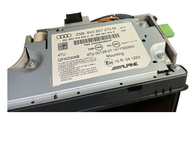 Дисплей    8V0857273, 8V0857273M   Audi A3 S3 8V