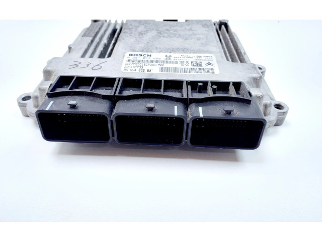 Блок управления двигателя 9663757980, 0281013666 Citroen C-Crosser
