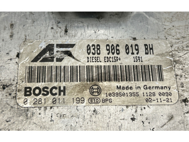 Řídící jednotka 038906019BH, 0281011199 Seat Alhambra (Mk1) 2001
