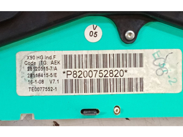 Панель приборов 8200752820   Dacia Logan Pick-Up       