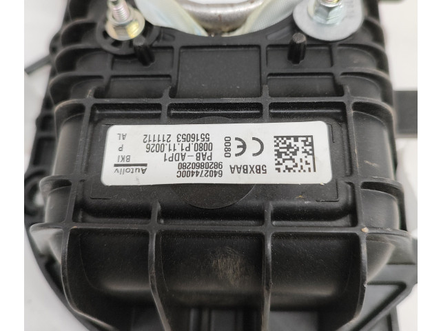 Подушка безопасности пассажира 9820860280, 640274400C   Peugeot 2008 II