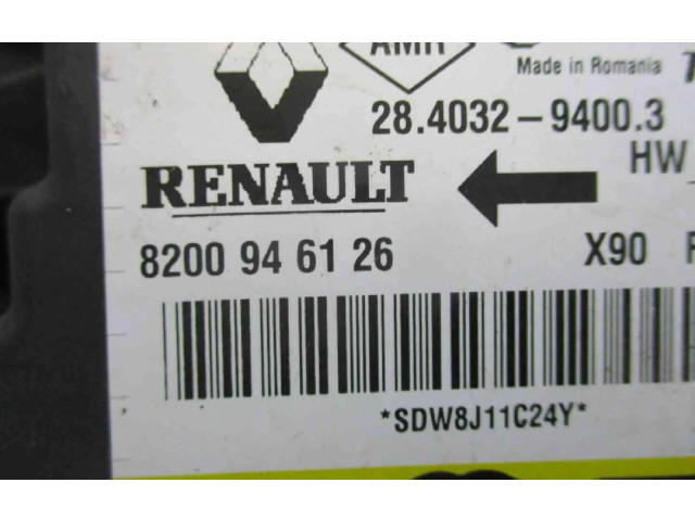 Блок управления надувных подушек 8200946126, 8200946126   Dacia Logan I