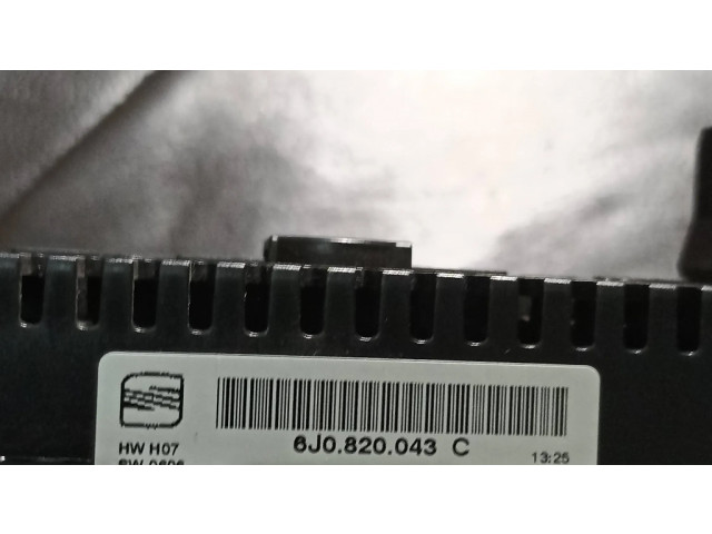 Блок управления климат-контролем 6J0820043C, A2C53424497   Seat Ibiza IV (6J,6P)