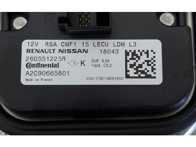 Блок управления Xenon 260551225R    Renault Clio III 2005 - 2012 года