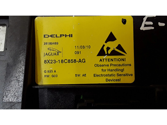 Блок управления климат-контролем 8x2318c858ag Jaguar XF