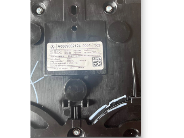 Блок комфорта NR263, A0009002124   Mercedes-Benz CLA C117 X117 W117   