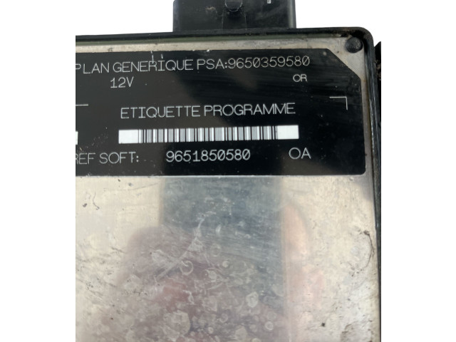 Řídící jednotka 9651850580, 9650359580   Citroen Berlingo 1996