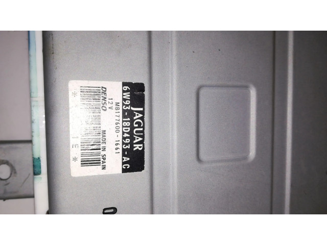 Блок управления климат-контролем 6W93-18D493-AC Jaguar XJ X350