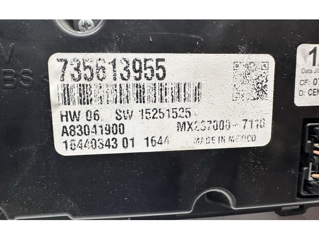 Блок управления климат-контролем 735613955, 735613955   Fiat 500L