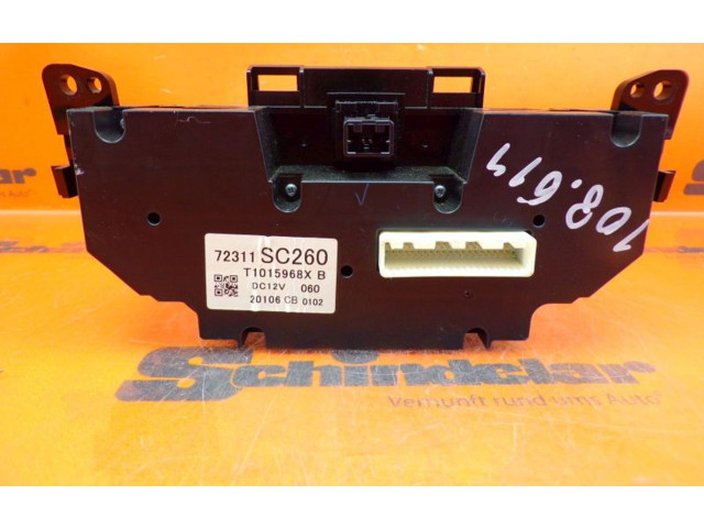 Блок управления климат-контролем 72311SC260, 72311SC260   Subaru Forester SH