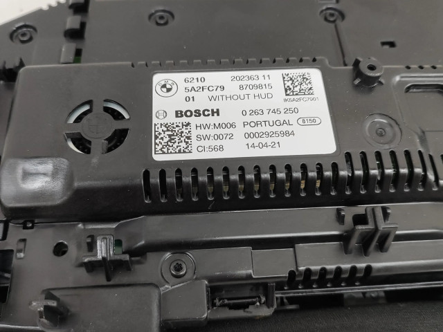 Панель приборов 5A2FC79, 0263745250 BMW X3 G01