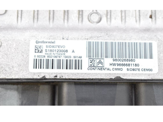Блок управления двигателем Блок управления 9800268980, 9800268980 Citroen DS4