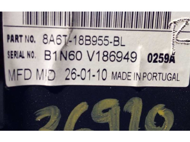 Дисплей 8A6T118B955BL Ford Fiesta