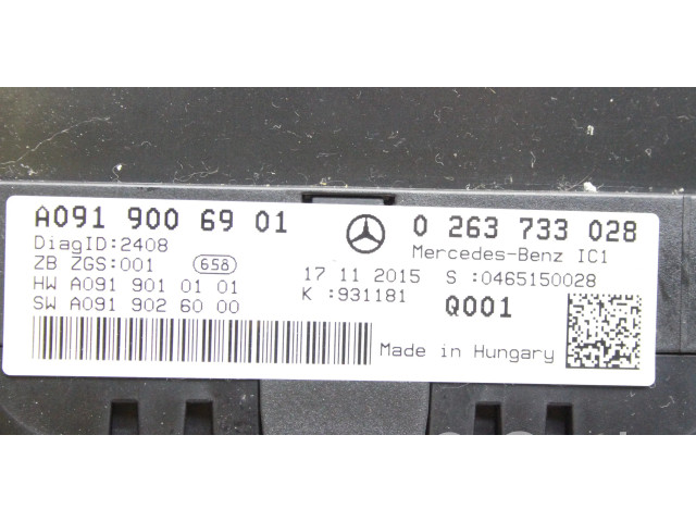 Комплект блоков управления A6519009702 Infiniti Q30