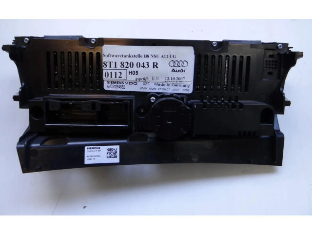 Блок управления климат-контролем 8T1820043R   Audi A5 8T 8F