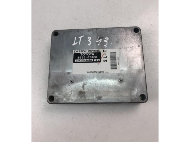Řídící jednotka 8955126100, LT343 Toyota Hilux (N140, N150, N160, N170) 1997