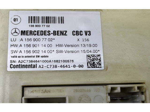 Блок комфорта A1569007702, A1569021400   Mercedes-Benz CLA C117 X117 W117   