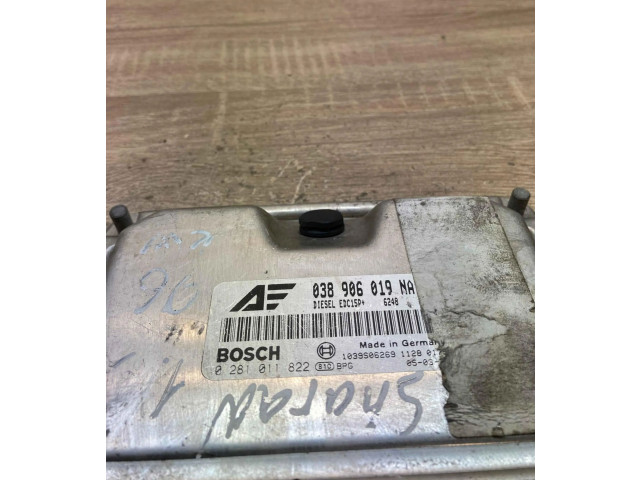 Řídící jednotka 038906019NA, 0281011822 Volkswagen Sharan 2001