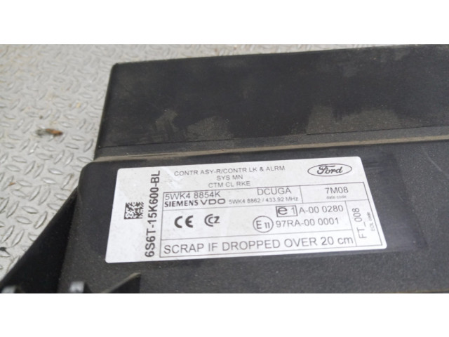 Блок комфорта 5WK48854K Ford Fiesta