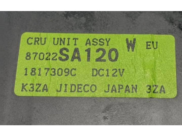 Блок управления 87022SA120, 1817309C   Subaru Forester SG