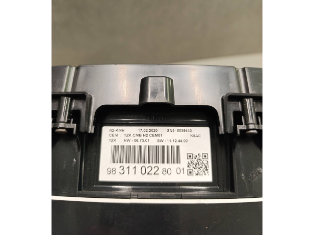 Панель приборов 983110228001, SN50059443   Toyota ProAce City       