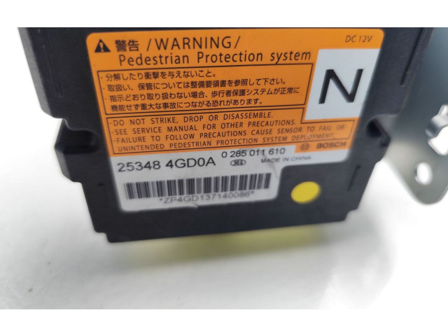 Блок подушек безопасности 25348-4GD0A, 0285011610 Infiniti Q50