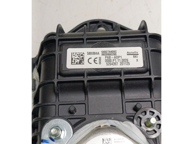 Подушка безопасности пассажира 9820860280, 640274400C   Peugeot 2008 II