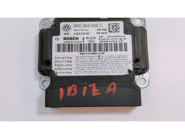 Блок подушек безопасности 6R0959655C, 0285010527 Skoda Fabia Mk2 (5J)