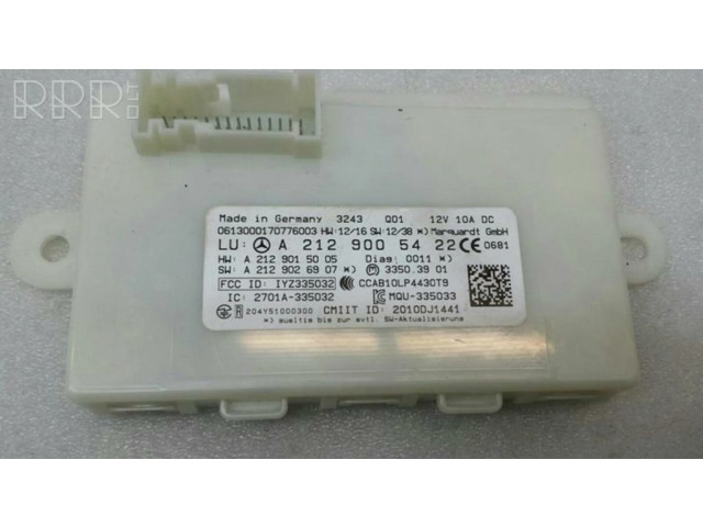 Блок управления A2129005422 Mercedes-Benz E W212