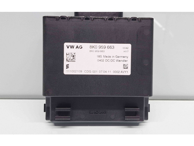 Блок комфорта 8K0959663   Audi A3 S3 A3 Sportback 8P   