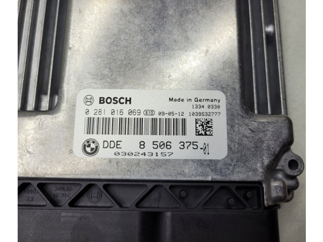 Řídící jednotka 8506375, 0281016069 BMW 1 E81 E87 2008