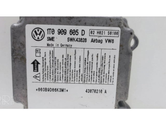 Řídící jednotka 1T0909605D, 5WK43828 Volkswagen Cross Touran I 2008