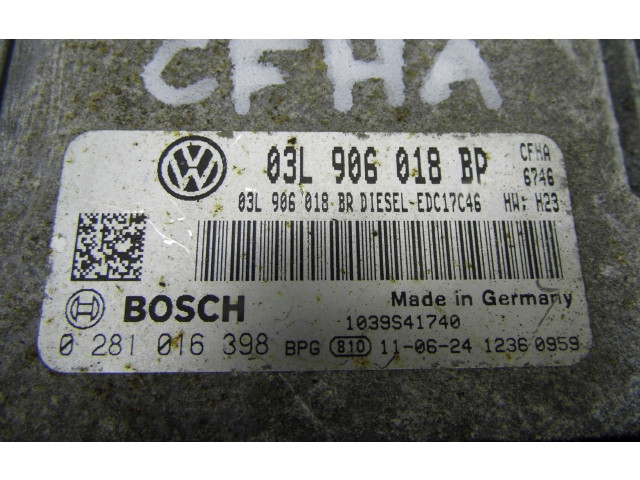 Блок управления двигателя 03L906018BP Skoda Yeti (5L)