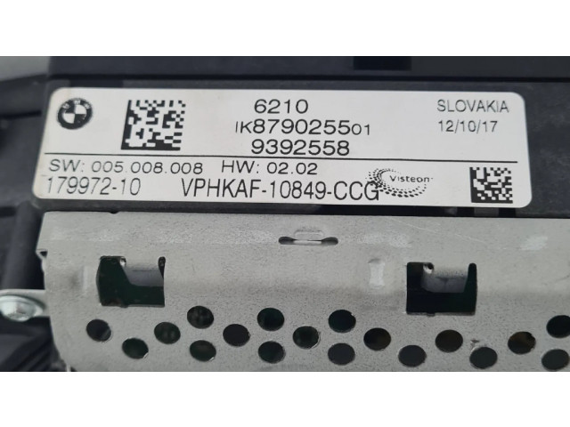 Přístrojová deska BMW X3 G01 2019 8790255, 9392558