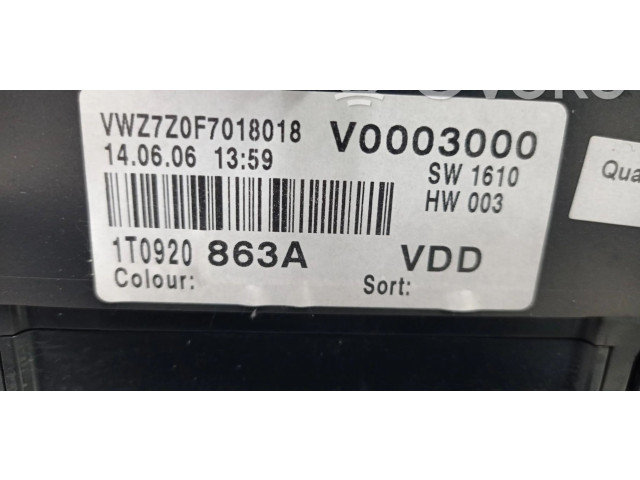 Панель приборов 1T0920863A Volkswagen Caddy