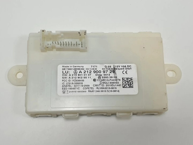 Блок управления A2129009729, A2129010107 Infiniti Q30