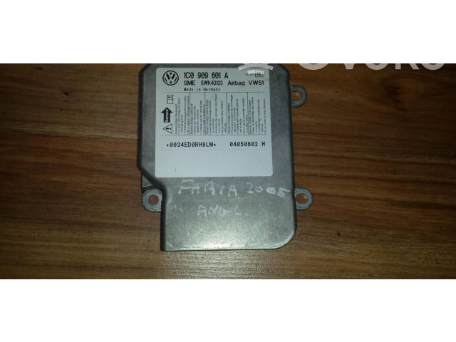 Блок подушек безопасности 1C0909601A, 04050802H Skoda Fabia Mk1 (6Y)