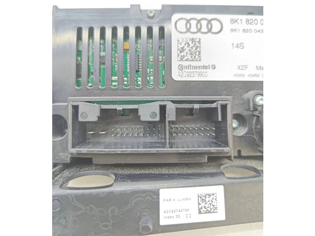 Блок управления климат-контролем 8K1820043AQ   Audi Q5 SQ5