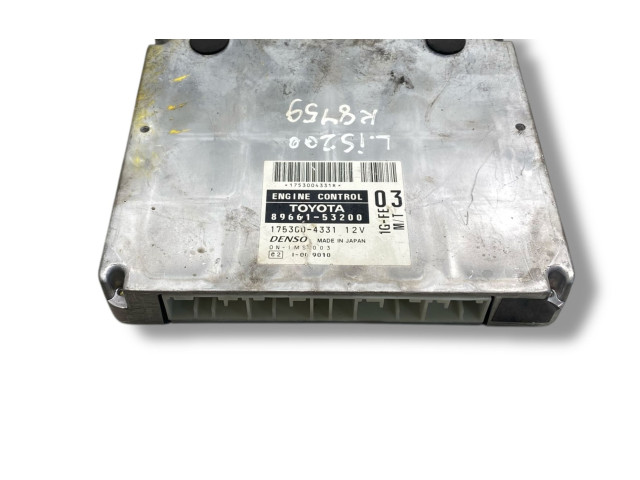 Блок управления двигателя 8966153200, 1753004331 Lexus IS 200-300