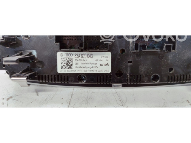 Блок управления климат-контролем 83A820043 Audi Q3 F3